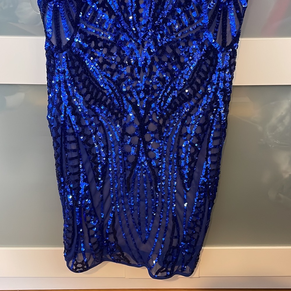 Akira blue sequin dress - Picture 10 of 11